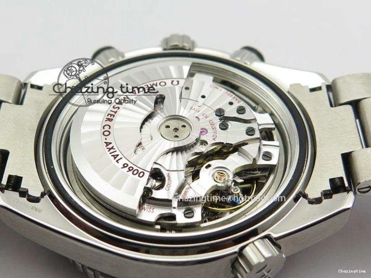 0715 UrbanChic Master Chronometer 45mm SS JHF Black Dial On SS Bracelet A 8248